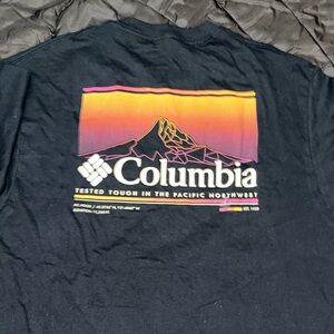 NWOT Columbia Men Large T-shirt in Charcoal Heather